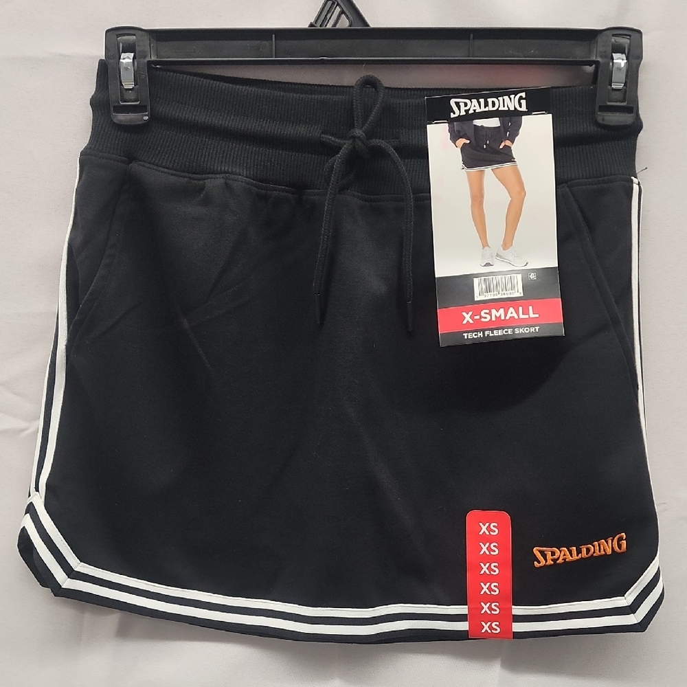 Spalding Black Skirt with White Trim